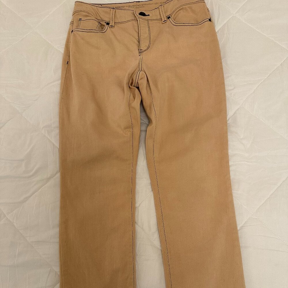 Chico's So Slimming Girlfriend Straight Legged Jeans